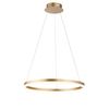 Lustre rond suspendu TITUS finition Laiton mat