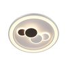 Plafonnier Led rond ELIZA finition Blanc mat