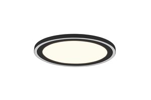 Plafonnier Led grand cercle noir mat CARUS TrioLighting