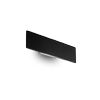 Barre éclairage indirect rectangulaire Zig Zag finition noire