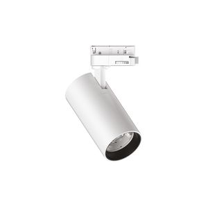 Spot QUICK 15W IRC90 pour rail triphasé finition Blanc mat 